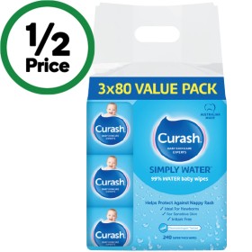 Curash-Water-Wipes-3-x-Pk-80 on sale