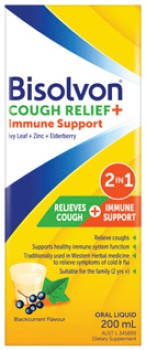 Bisolvon-Cough-Relief-Immune-Support-200mL on sale