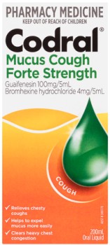 Codral-Mucus-Cough-Forte-Strength-200mL on sale