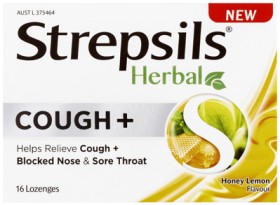Strepsils-Herbal-Cough-Honey-Lemon-Flavour-16-Lozenges on sale