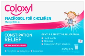 Coloxyl-Macrogol-for-Children-75mg-Powder-14-Sachets on sale