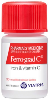 Ferro-Grad-C-Iron-Vitamin-C-30-MR-Tablets on sale