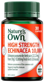 Natures-Own-High-Strength-Echinacea-10000mg-30-Capsules on sale