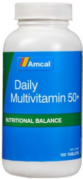 Amcal-Daily-Multivitamin-50-100-Tablets on sale