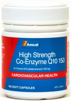 Amcal-High-Strength-Co-Enzyme-Q10-150-100-Capsules on sale