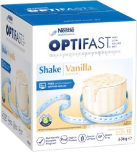 Optifast-VLCD-Shake-Vanilla-Flavour-12-x-53g-Sachets on sale