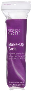 Pharmacy-Care-Make-Up-Pads-80-Pack on sale