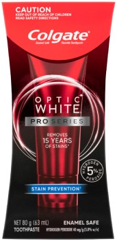 Colgate-Optic-White-Toothpaste-Pro-Series-5-80g on sale