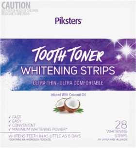 Piksters-Tooth-Toner-Whitening-Strips-28-Pack on sale