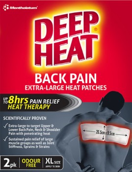 Deep-Heat-Back-Pain-Extra-Large-Heat-Patches-2-Pack on sale