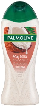 Palmolive-Body-Butter-Coconut-Jojoba-Exfoliating-Body-Wash-400mL on sale