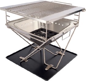 Spinifex-Stainless-Steel-Folding-Fire-Pit on sale