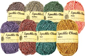 NEW-Speckle-Chenille-Yarn-Assorted-Colours on sale