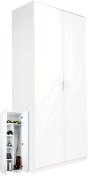 Home-Essentials-2-Door-Broom-Cupboard-180x60x39cm on sale