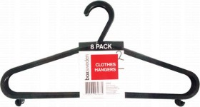 Box-Sweden-Plastic-Clothes-Hangers-Essentials-8-Pack on sale