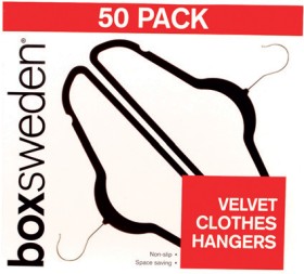 50-Pack-Velvet-Clothes-Hangers on sale