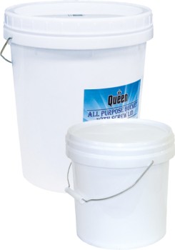 Queen-Plastic-Buckets-with-Lid on sale