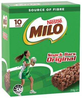 Milo-Original-Bars-10-Pack-210g on sale