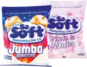 So-Soft-Marshmallows-300g-3-Assorted on sale