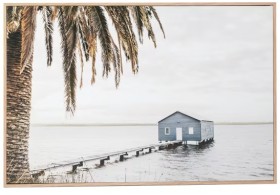Coast-House-Framed-Canvas on sale