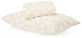 Palm-Cotton-Flannelette-Sheet-Set-Single-Bed on sale