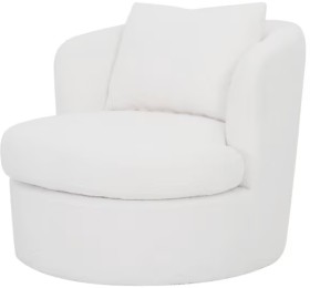 Boucle-Swivel-Chair on sale