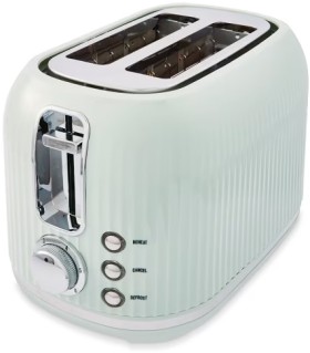 2-Slice-Retro-Toaster-Green on sale