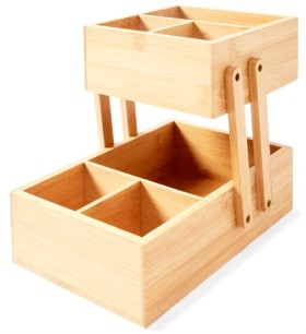 2-Tier-Bamboo-Storage on sale