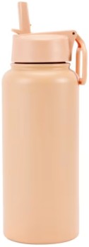 NEW-960ml-Orange-Double-Wall-Insulated-Cylinder-Drink-Bottle on sale
