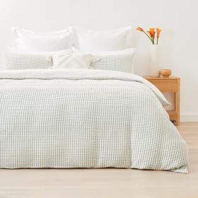 Dakota-Cotton-Quilt-Cover-Set-Single-Bed-Sage on sale