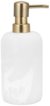NEW-Resin-Soap-Dispenser-White on sale