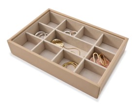NEW-11-Section-Jewellery-Tray-Taupe on sale
