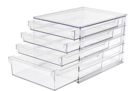 4-Drawer-Set-Clear on sale