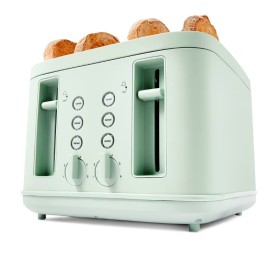 4-Slice-Soft-Touch-Toaster-Green on sale