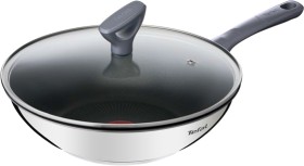Tefal-Daily-Cook-Induction-Non-Stick-Stainless-Steel-Wok-28cm on sale