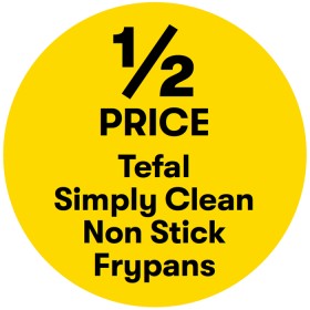 12-Price-on-Tefal-Simply-Clean-Non-Stick-Frypans on sale