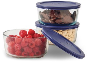 Pyrex-Simply-Store-2-Cup-Round-Storage-Dish-with-Blue-Lid on sale