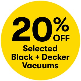 20-off-Selected-Black-Decker-Vacuums on sale