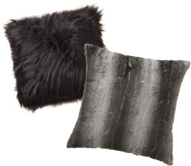 Openook-Faux-Long-Fur-45x45cm-or-Faux-Fur-Shaped-Cushion-50x50cm on sale