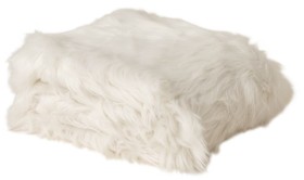Openook-Faux-Fur-Long-Fur-Throw-120x150cm-Tofu on sale