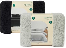 NEW-Openook-Teddy-Quilt-Cover-Set-Queen on sale