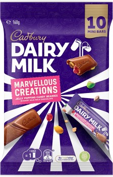 NEW-Cadbury-Dairy-Milk-Marvellous-Creations-Sharepack-10-Pack-160g on sale