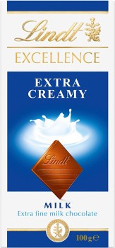 Lindt-Excellence-Extra-Creamy-Milk-Chocolate-100g on sale