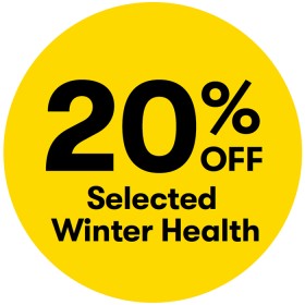 20-off-Selected-Winter-Health on sale