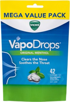 Vicks-42-Pack-VapoDrops-Original-Menthol-Lozenges on sale