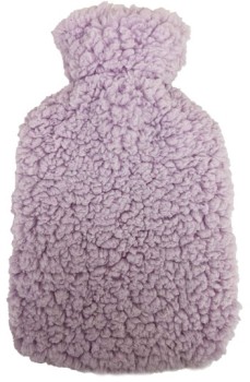 Hot-Water-Bottle-with-Cover-Lilac-Sherpa-700ml on sale
