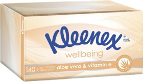 Kleenex-140-Pack-Aloe-Vera-Vitamin-E-Facial-Tissues on sale