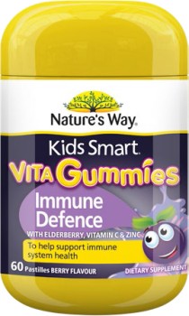 Natures-Way-Kids-Smart-Immune-Defence-60-Pastilles-Berry-Flavour on sale