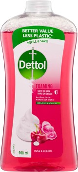 Dettol-Foaming-Hand-Wash-Refill-900ml-Rose-Cherry-In-Bloom on sale