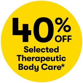 40-off-Selected-Therapeutic-Body-Care on sale